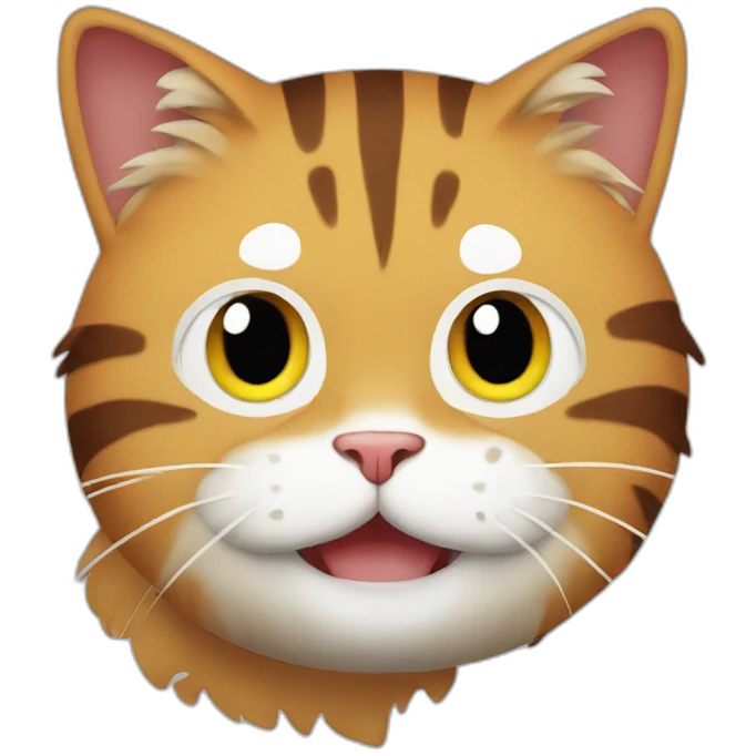 Luffy as a cat emoji