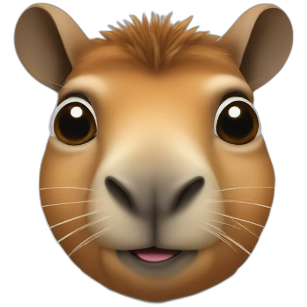 capibara sur girafe emoji