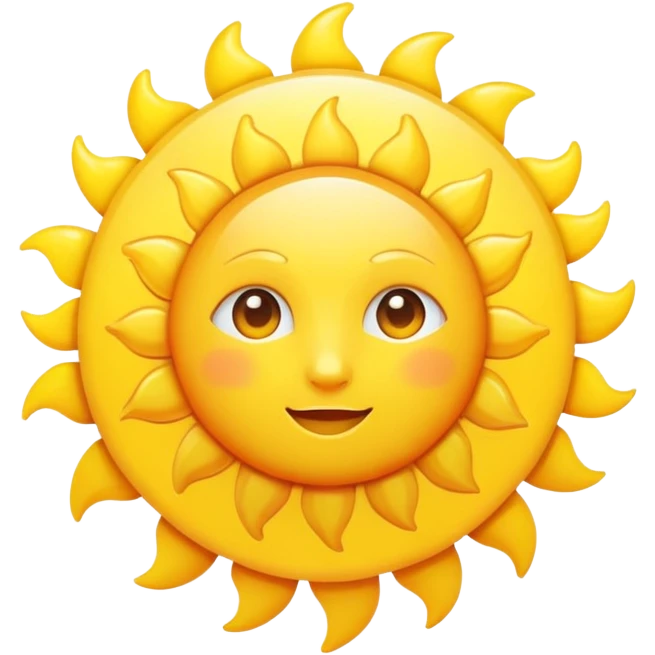 Sun emoji