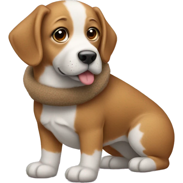 dog wearing uggs emoji