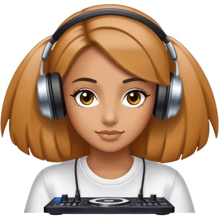 A girl dj emoji