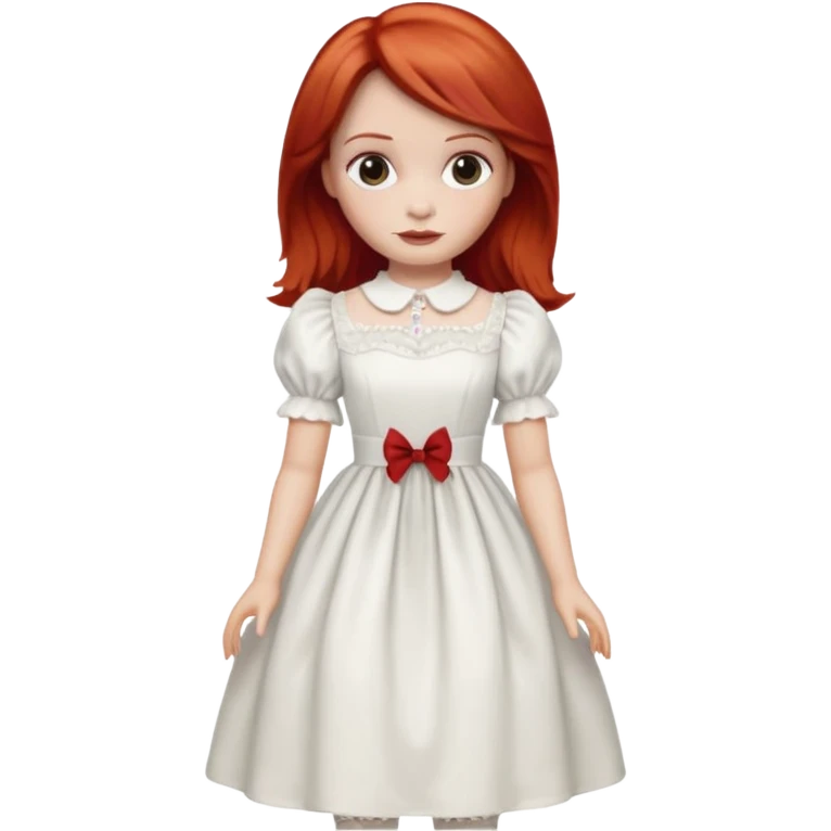 annabelle doll red hair emoji