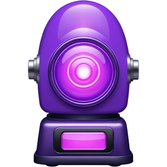 purple police siren emoji