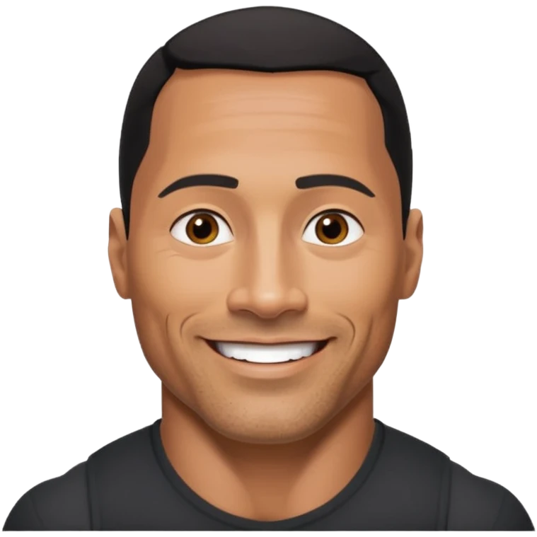 Dwayne Johnson emoji