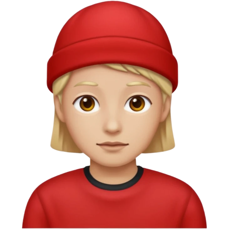 انا البس احمر emoji