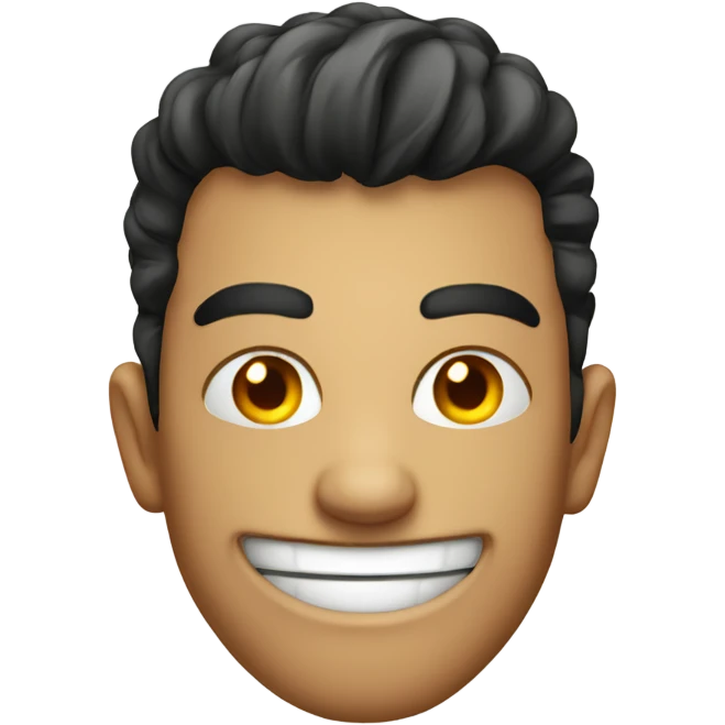 Evil smile emoji