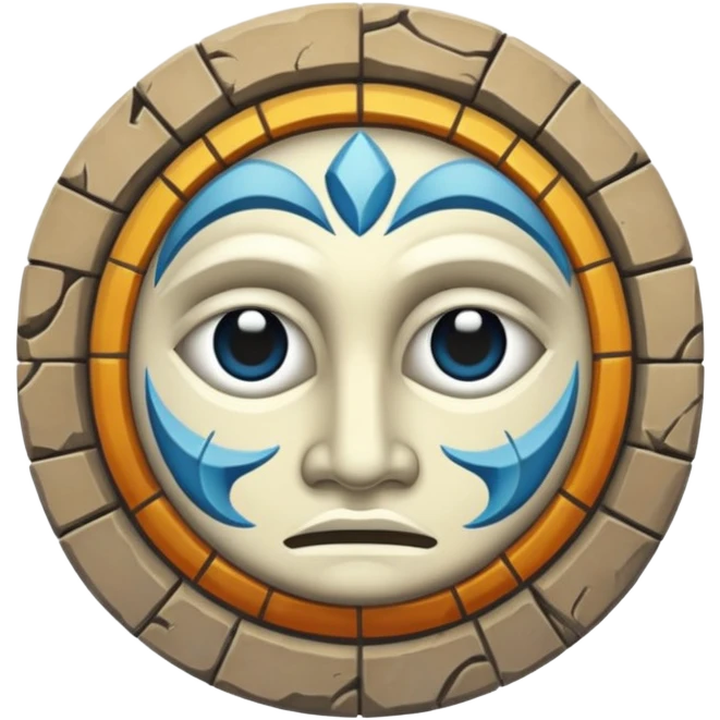 Curse in the middle of the mosaic emoji