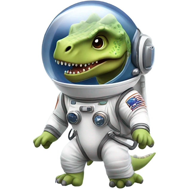 Dinosaur in space emoji