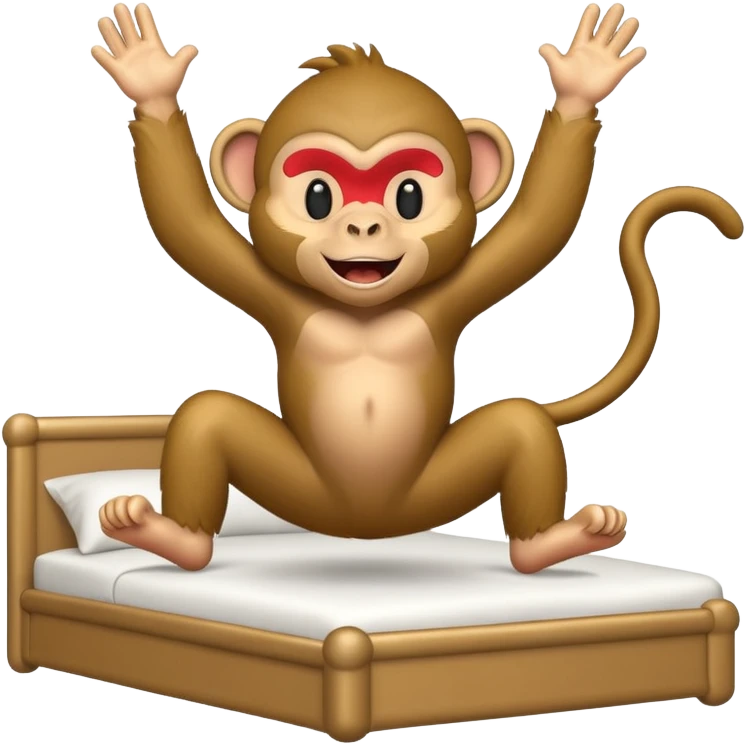 Cinco monitos salta en la cama uno se cayó se golpeó la cabeza mamá llamo al doctor ye le doctor dijo no más monos satis emoji
