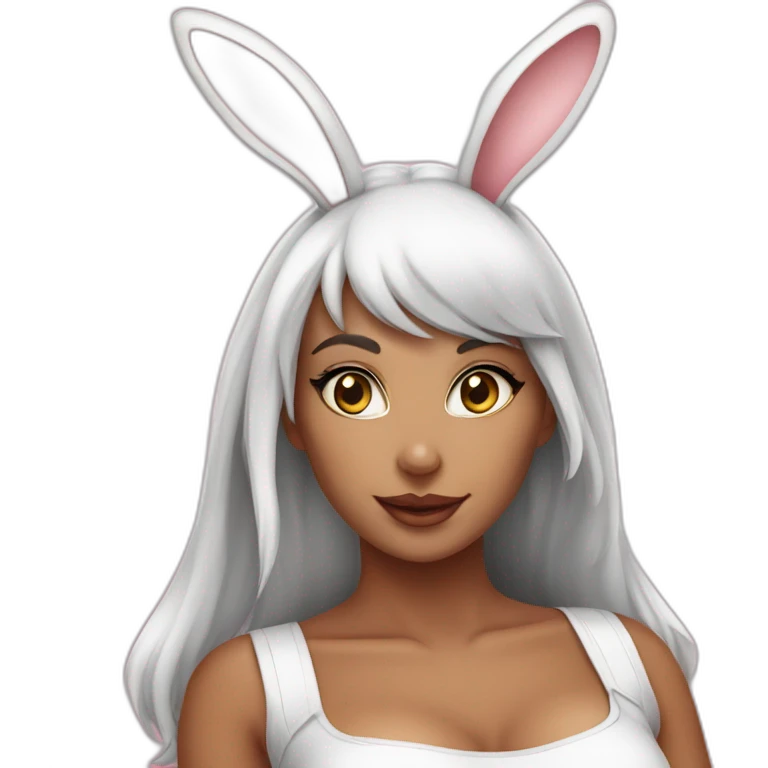 sexy-girl-dressed-as-a-rabit emoji