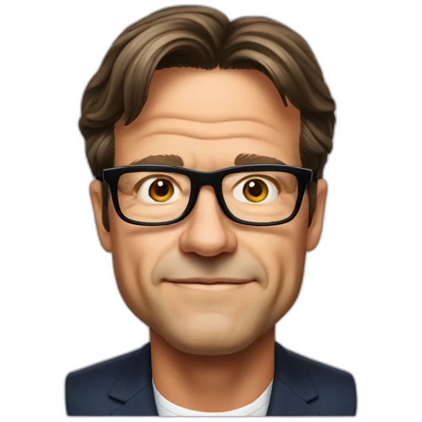 Mark rutte with glasses emoji