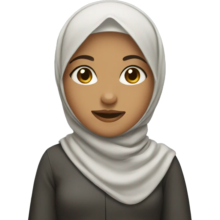 Girl wearing hijab  emoji