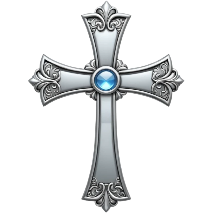 metal elegant cross emoji