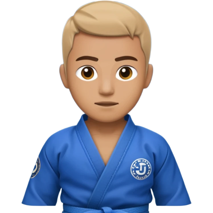 Jiu jitsu blue belt emoji