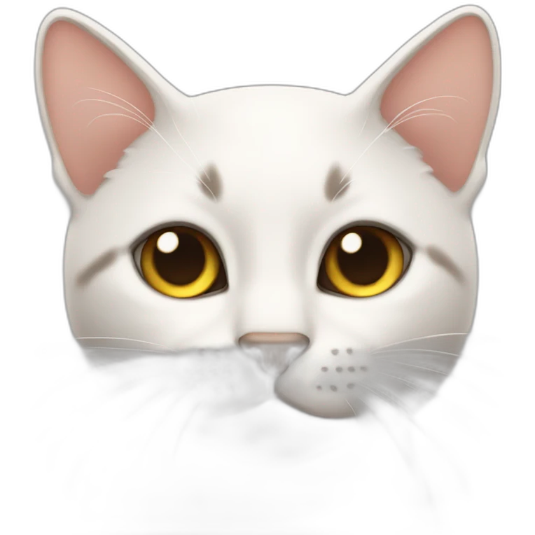 Gato bebebendo emoji