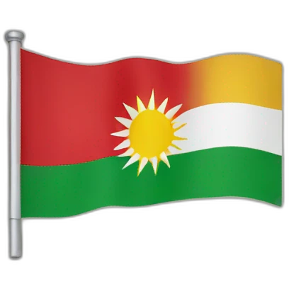Kurdistan flag emoji