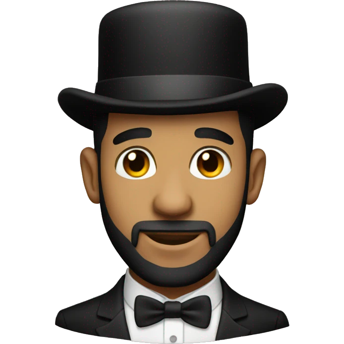 Drake wearing a top hat  emoji