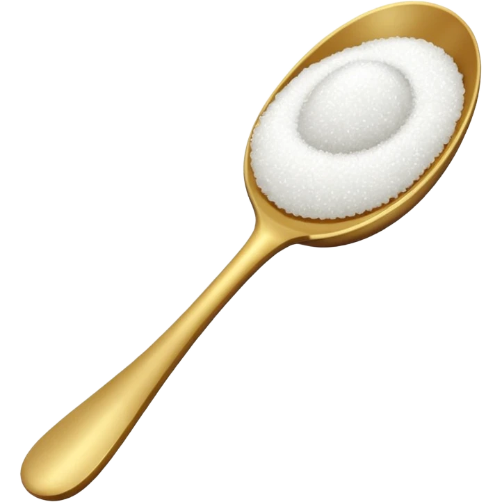 sugar on a spoon emoji