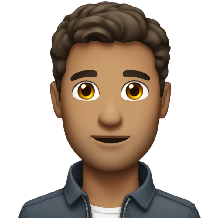 Brunette man  emoji