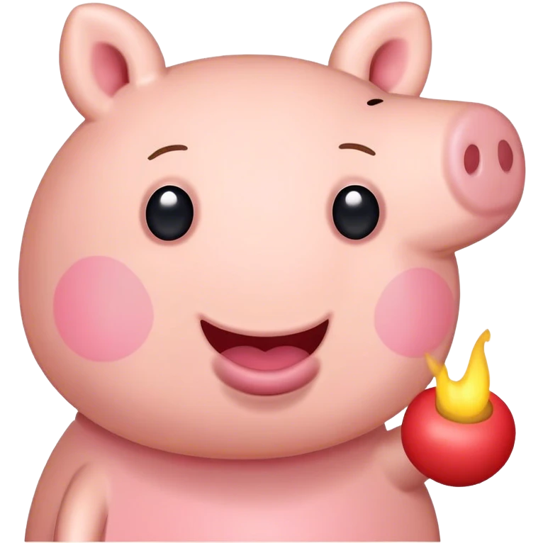 peppa pig mewing emoji