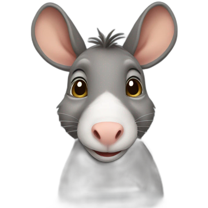 Donkey rat emoji
