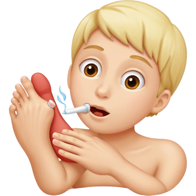 Sucking toes emoji