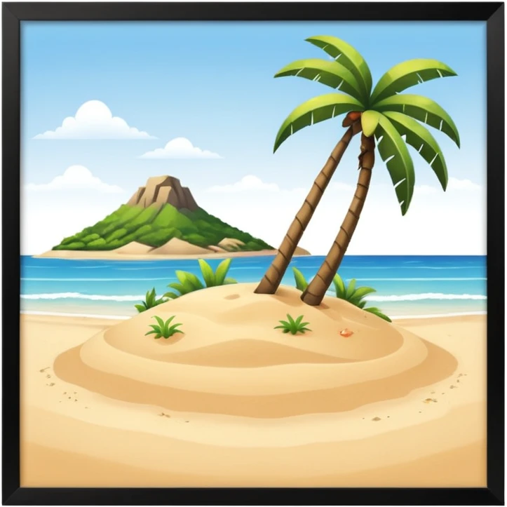 Deserted Island emoji