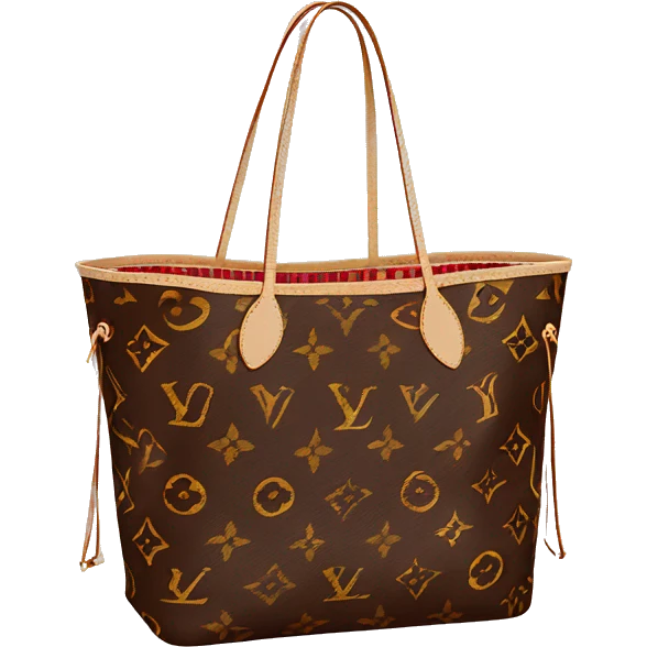 Luis Vuitton neverfull tote bag  emoji