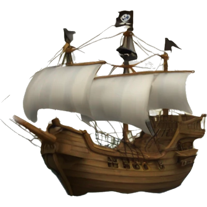 pirate ship wooden crow's nest emoji