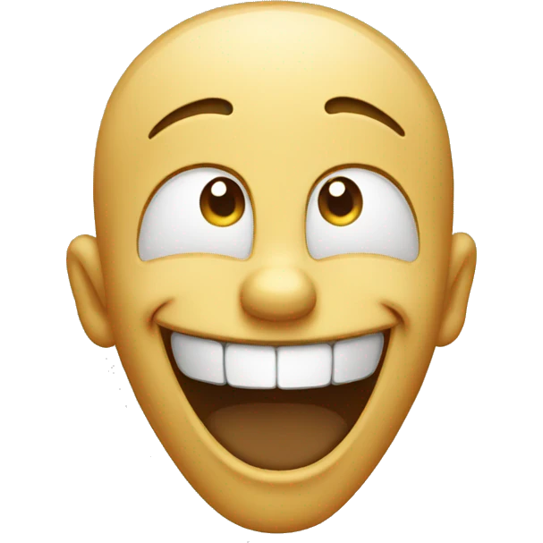 Rude laugh emoji