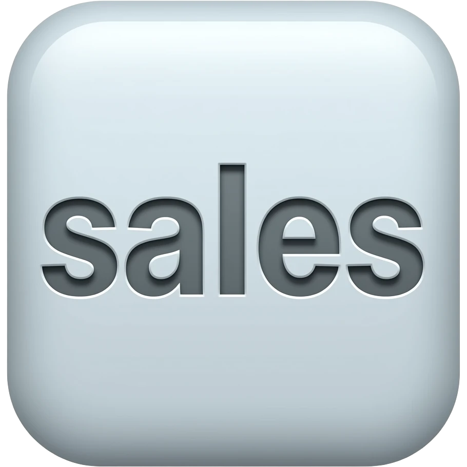 text that reads the word "sales" emoji
