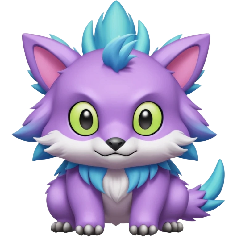 Pastel Fakémon-Digimon-animal-hybrid-creature emoji