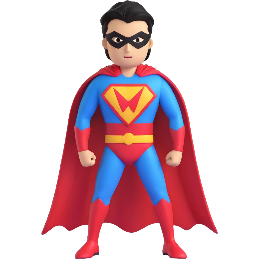 Hair hero emoji