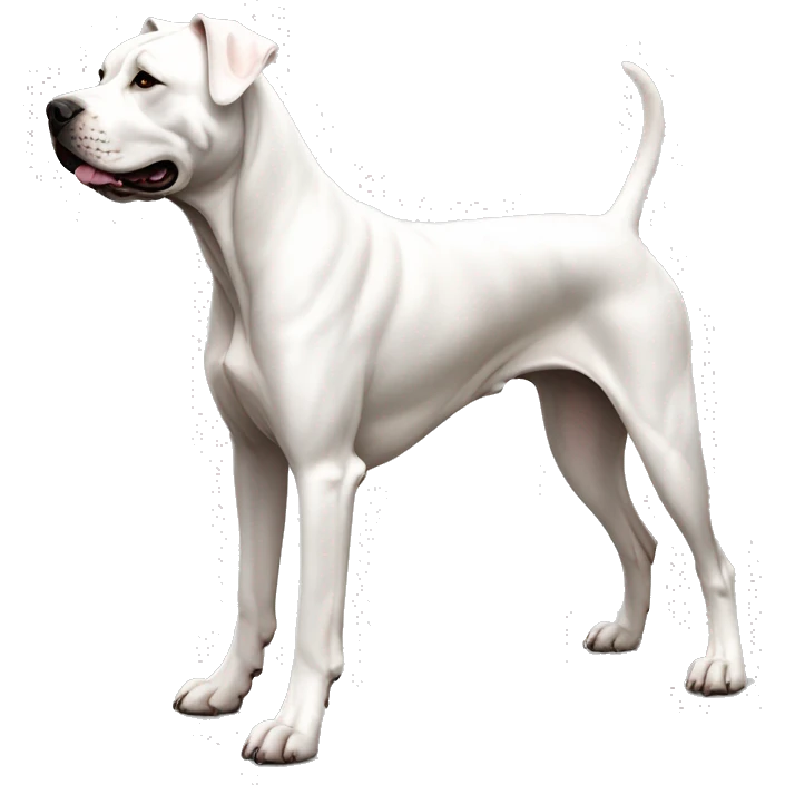 Dogo Argentino Dog Breed Full Body emoji