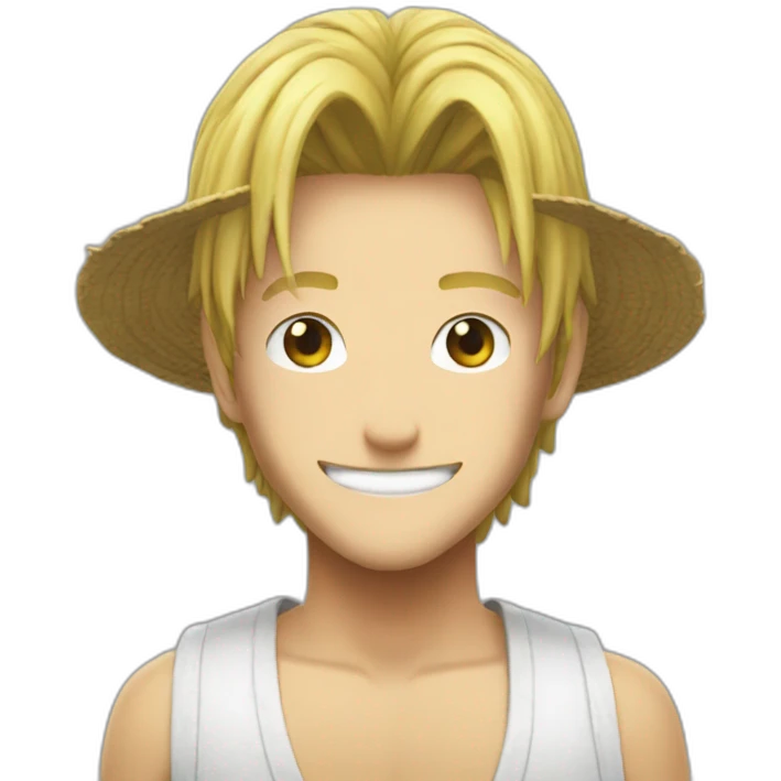 Lufy from one piece emoji