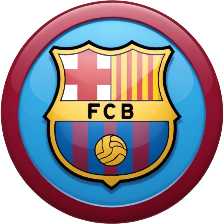 Logotipo de fc barcelona emoji