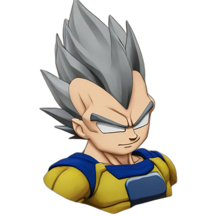 Vegeta avec un final flsh emoji
