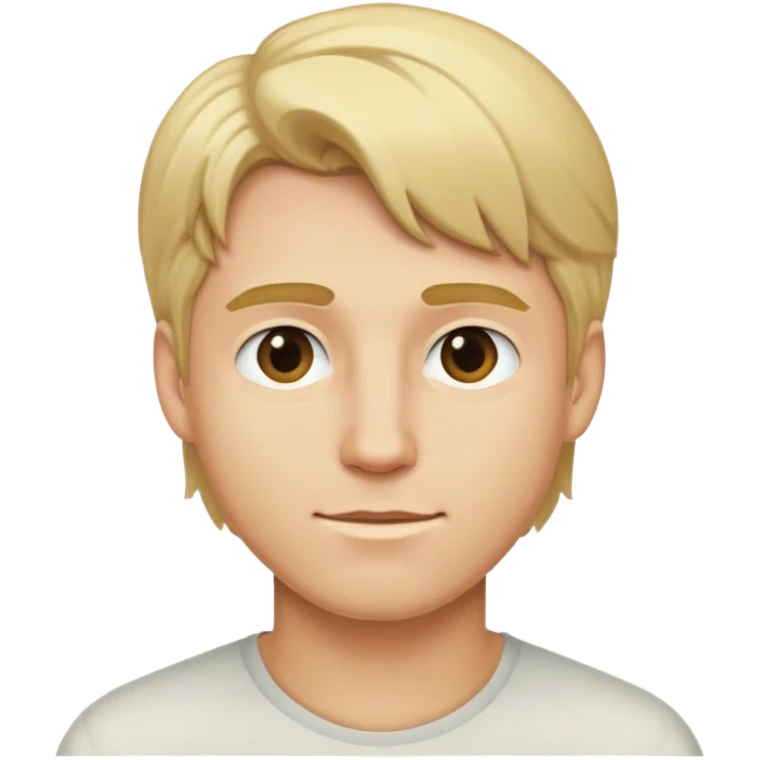 blonde male hair emoji