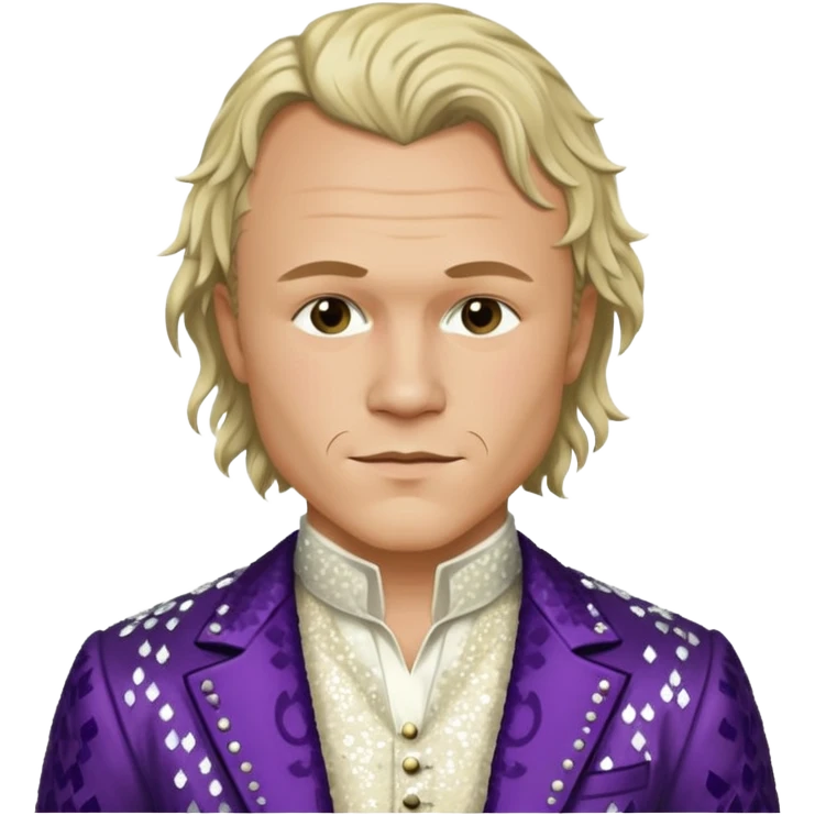 Heath Ledger as Ennis Del Mar with ivory sequin outfit emoji