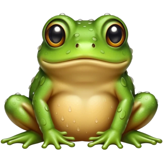 Rain frog  emoji