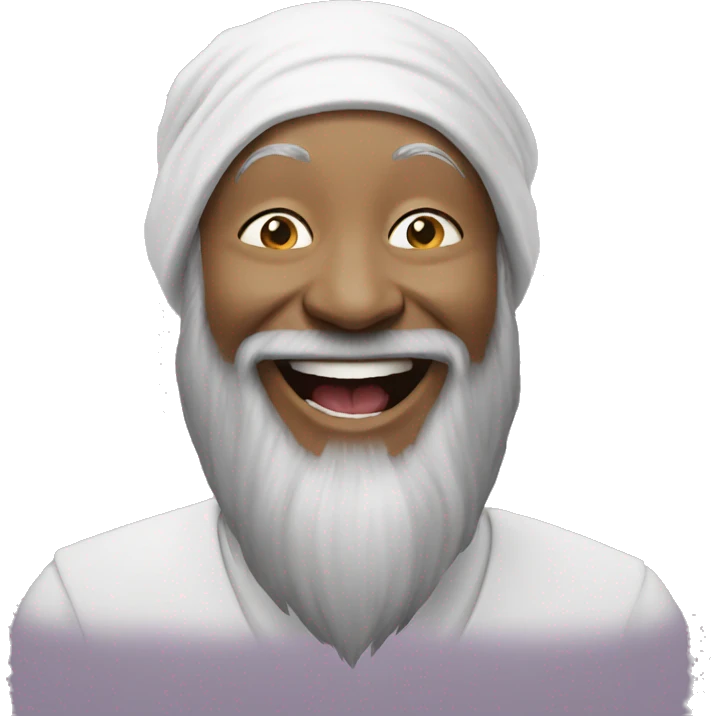 Osho laughing  emoji