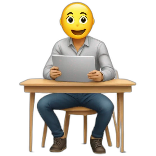 Studying maths emoji