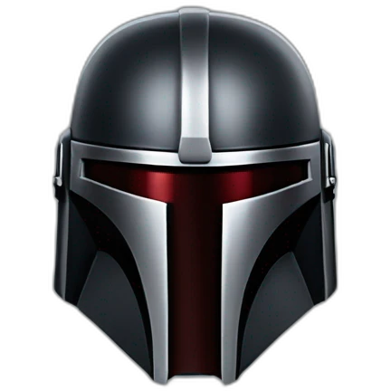 Mandalorian as vader face emoji