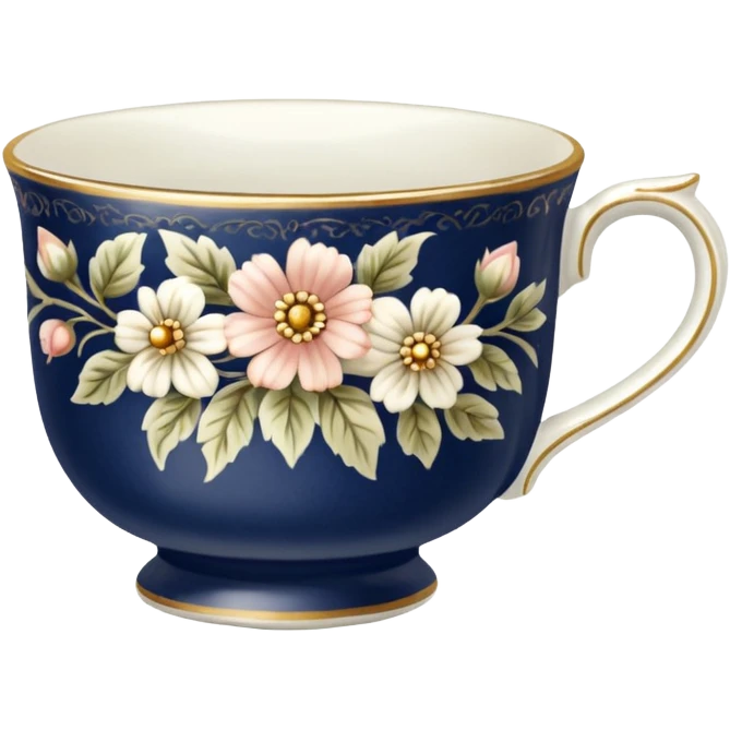 antique floral teacup emoji