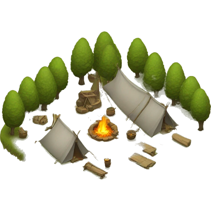 medieval camp emoji