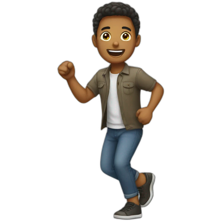 stepping up emoji