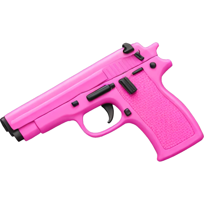 pink gun emoji