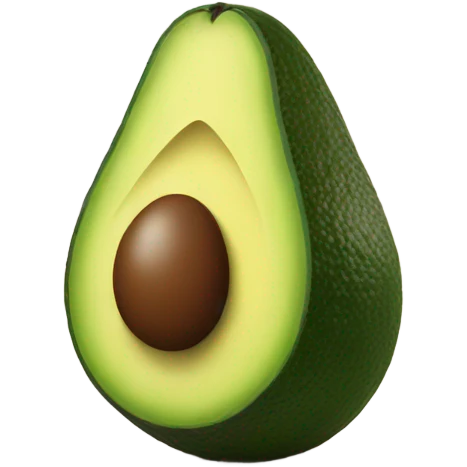 avocado takes pictures emoji