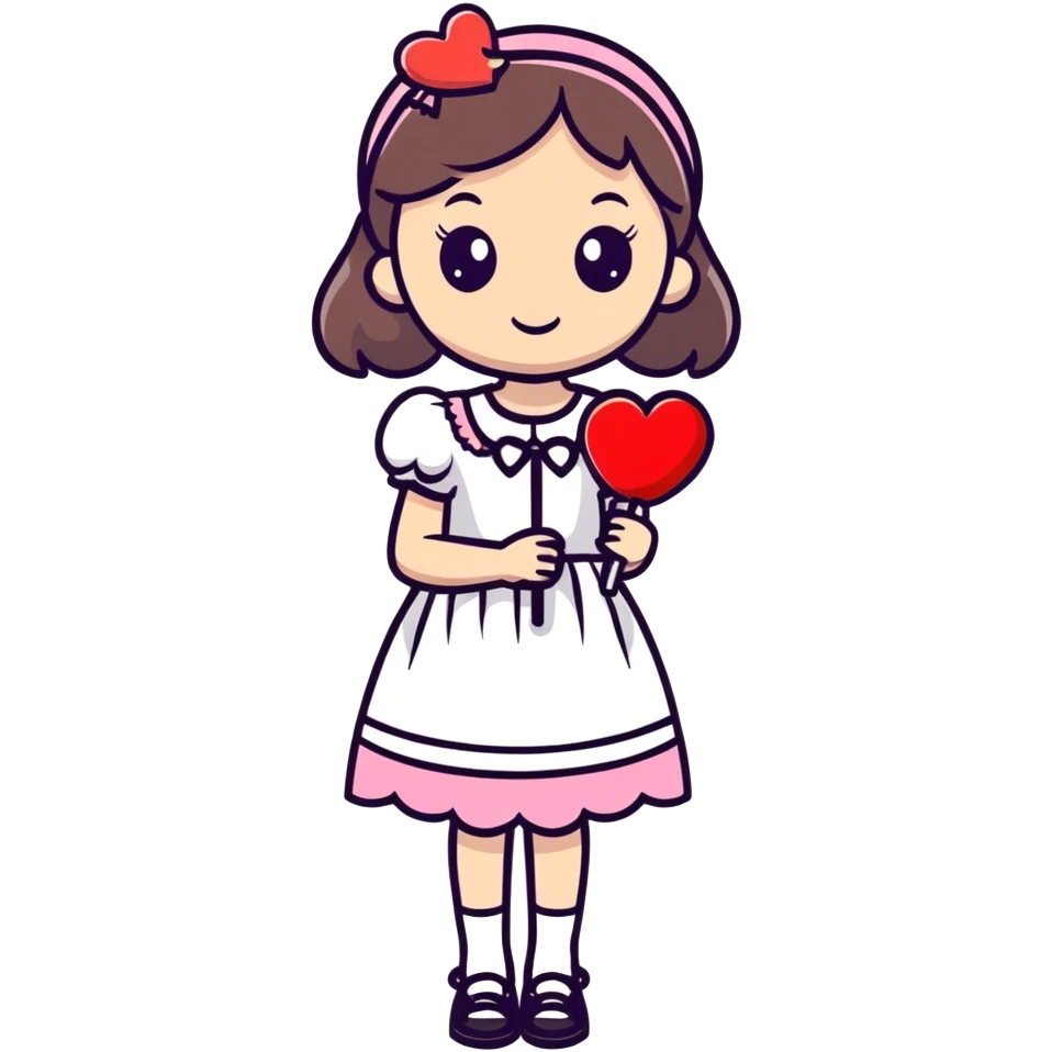 Amor de niña emoji