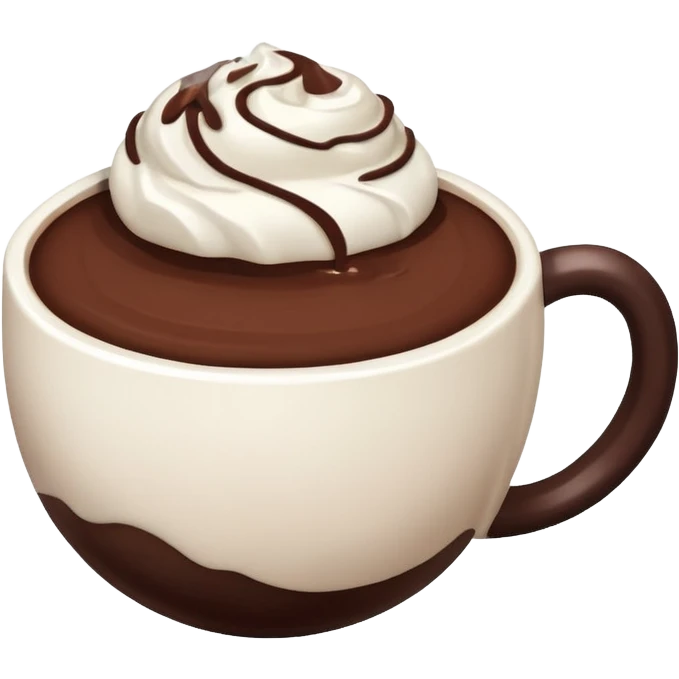 white mug-of-hot-cocoa chocolate bomb emoji